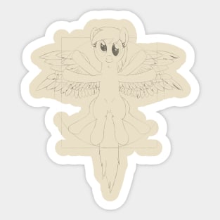 Vitruvian Mare Sticker